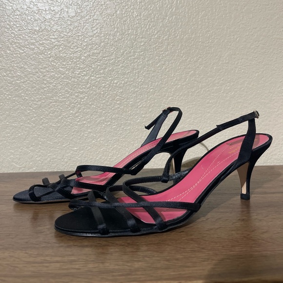 kate spade Shoes - Kate Spade Black Strappy Heels